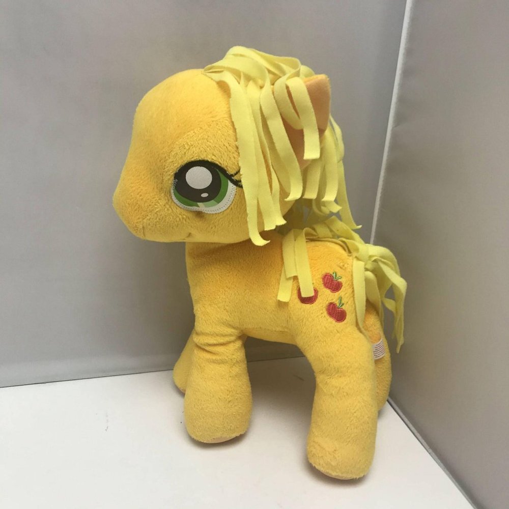 2013 Hasbro My Little Pony Applejack Yellow Plush Stuffed Animal 12"